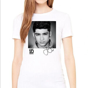 One direction  Zayn ID love graphic T-shirt
